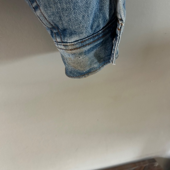 Men's Vintage President Stone Sherpa Lined Jean Jacket - Picture 5 of 6